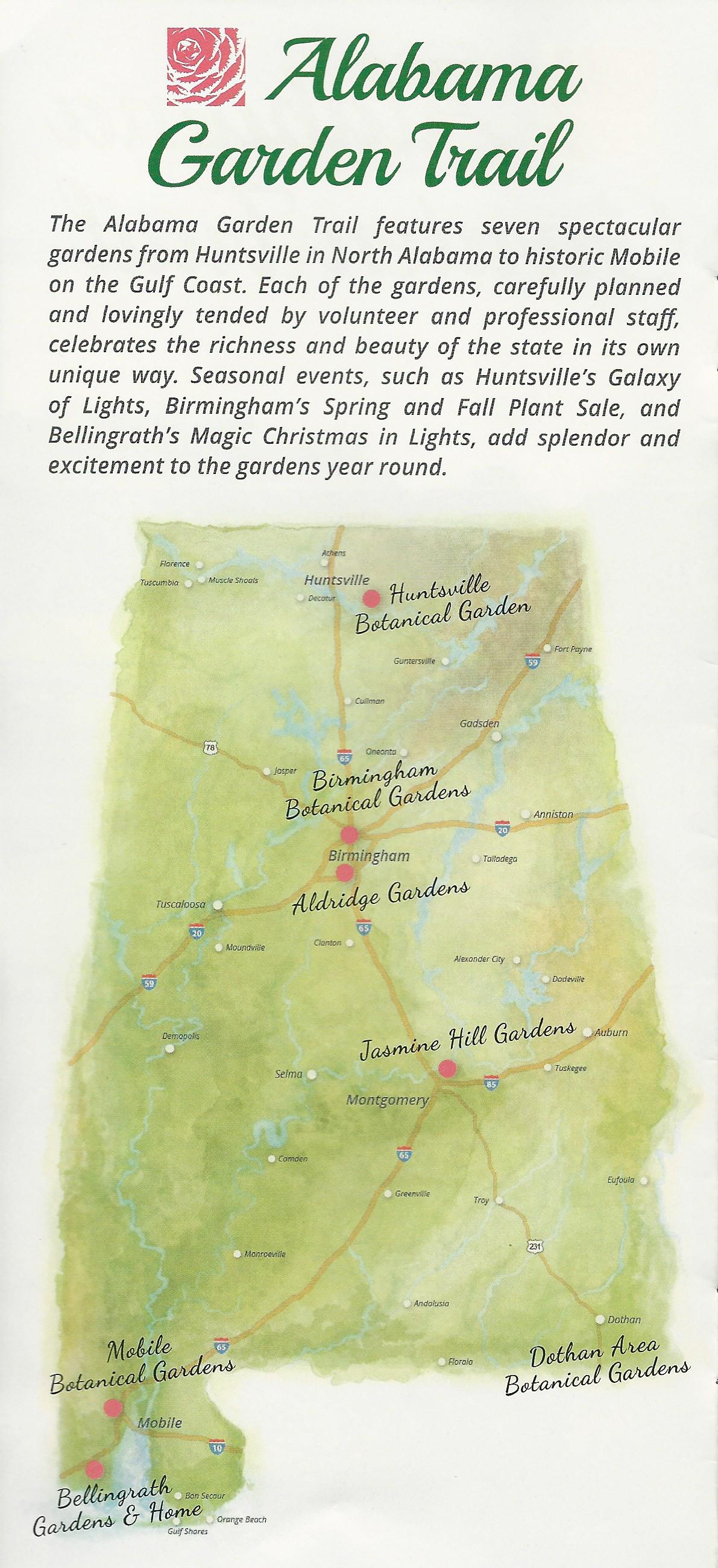 Alabama Garden Trail Dothan Area Botanical Gardens